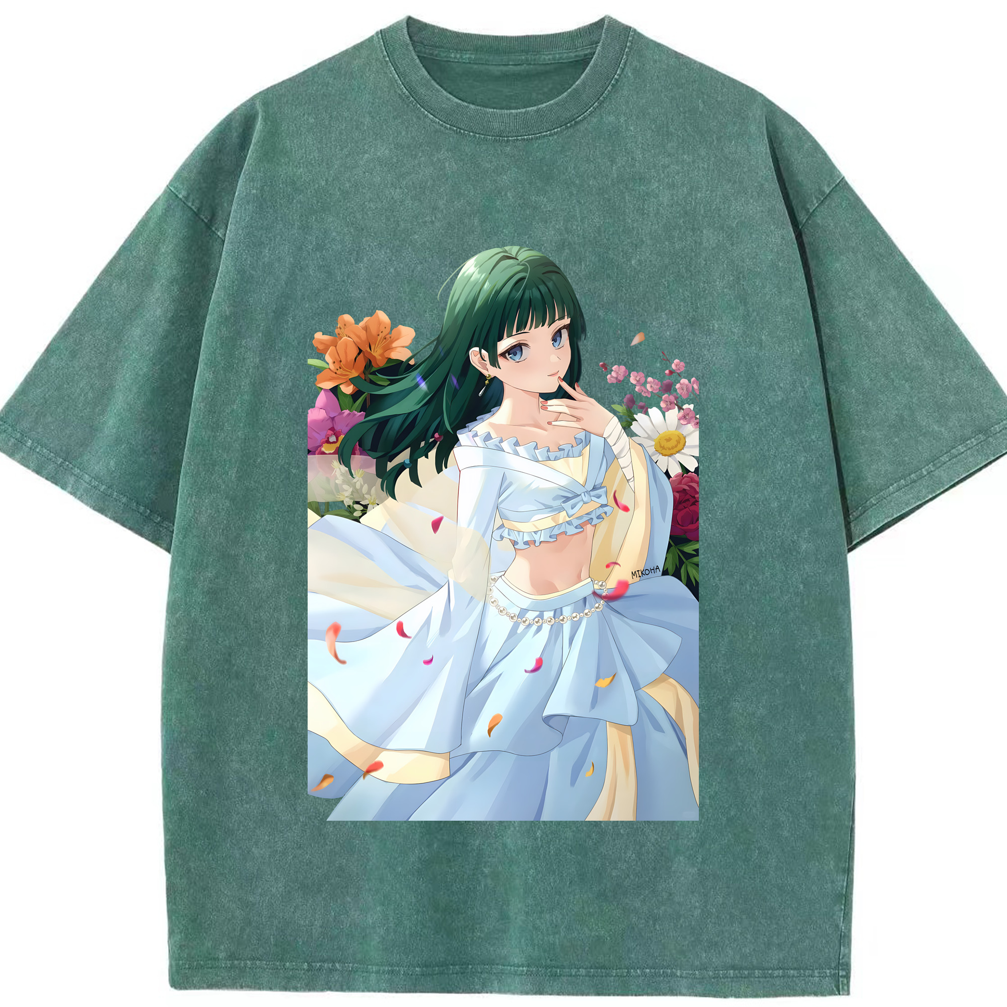 （画像用） 薬屋のひとりごと The Apothecary Diaries 綿100% ヴィンテージ風 半袖Tシャツ（フロントプリント）